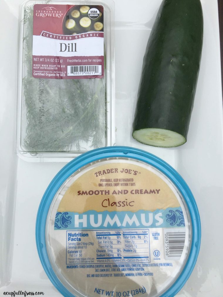 Cucumber Hummus Sandwich