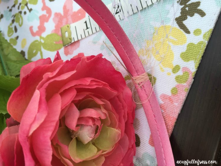 diy flower headband