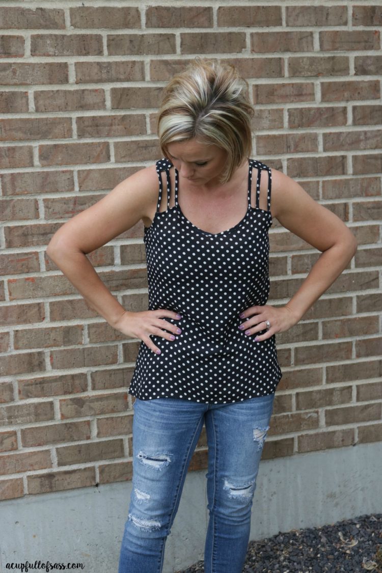 Benette Multi Strap Blouse Stitch Fix