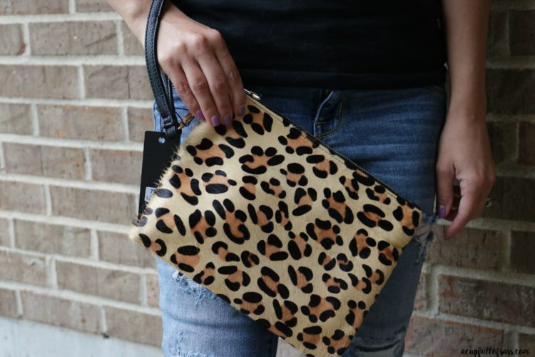 Stitch Fix Amber Calf- Hair Clutch by Street Level