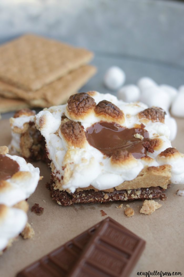 s'mores brownie
