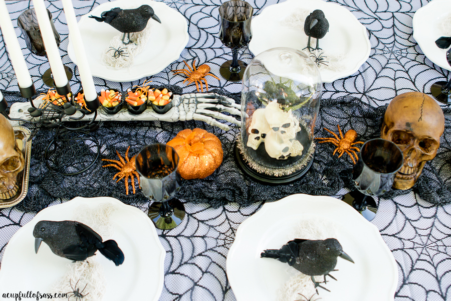 Halloween Tablescape - A Cup Full of Sass