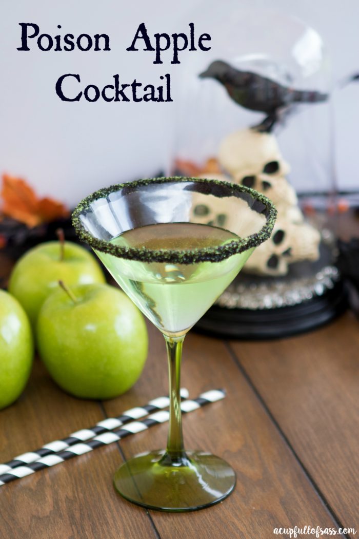 Poison Apple Cocktail Halloween Drink
