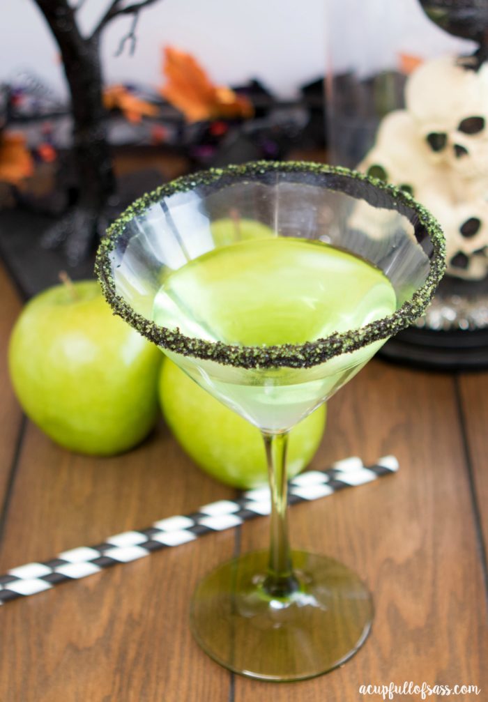 Poison Apple Cocktail Halloween Drink