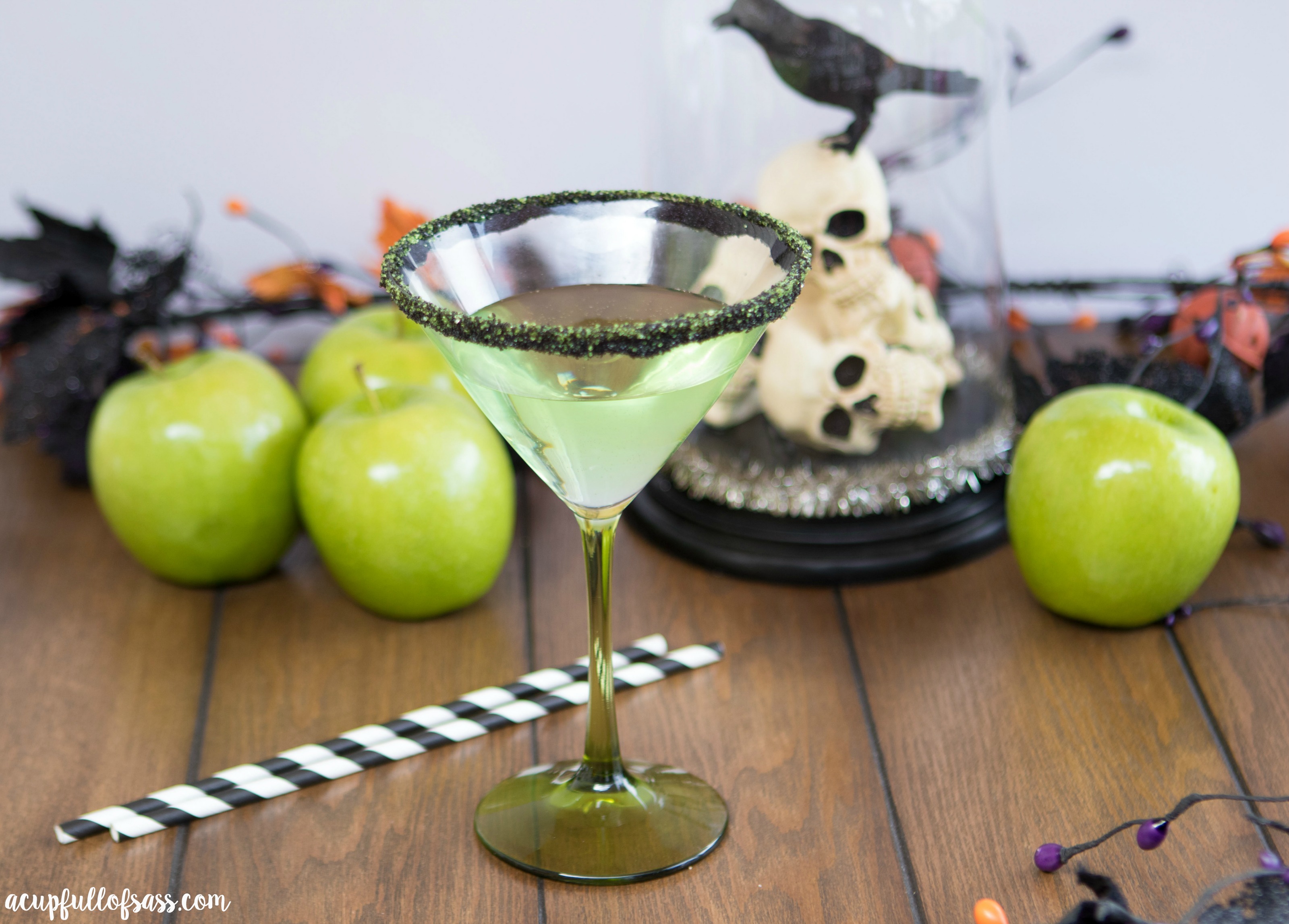 Poisoned Apple Cocktail Halloween Drink