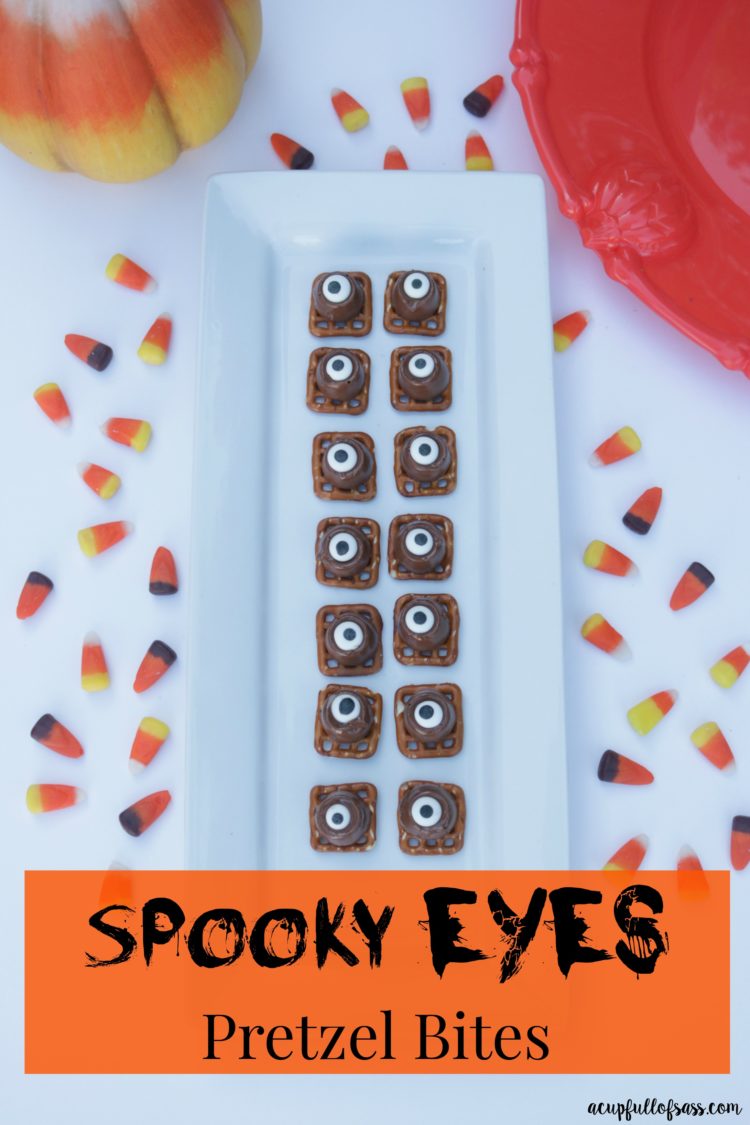 Spooky Eyes Pretzel Bites