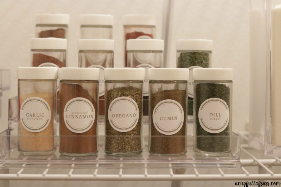 Seasonings with Labels