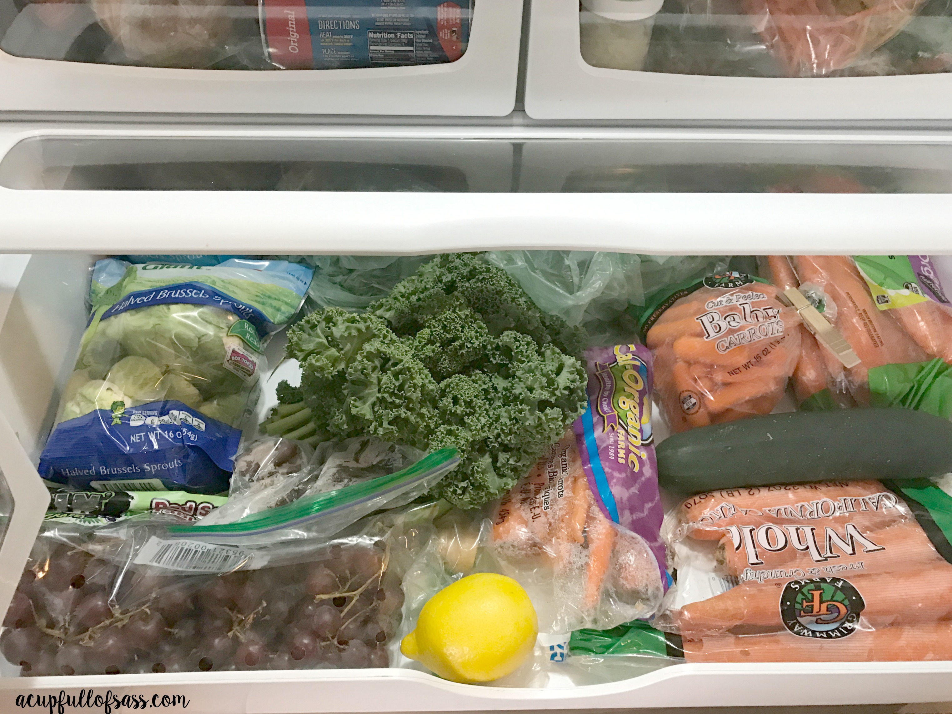 What I eat and how I organize my refrigerator.