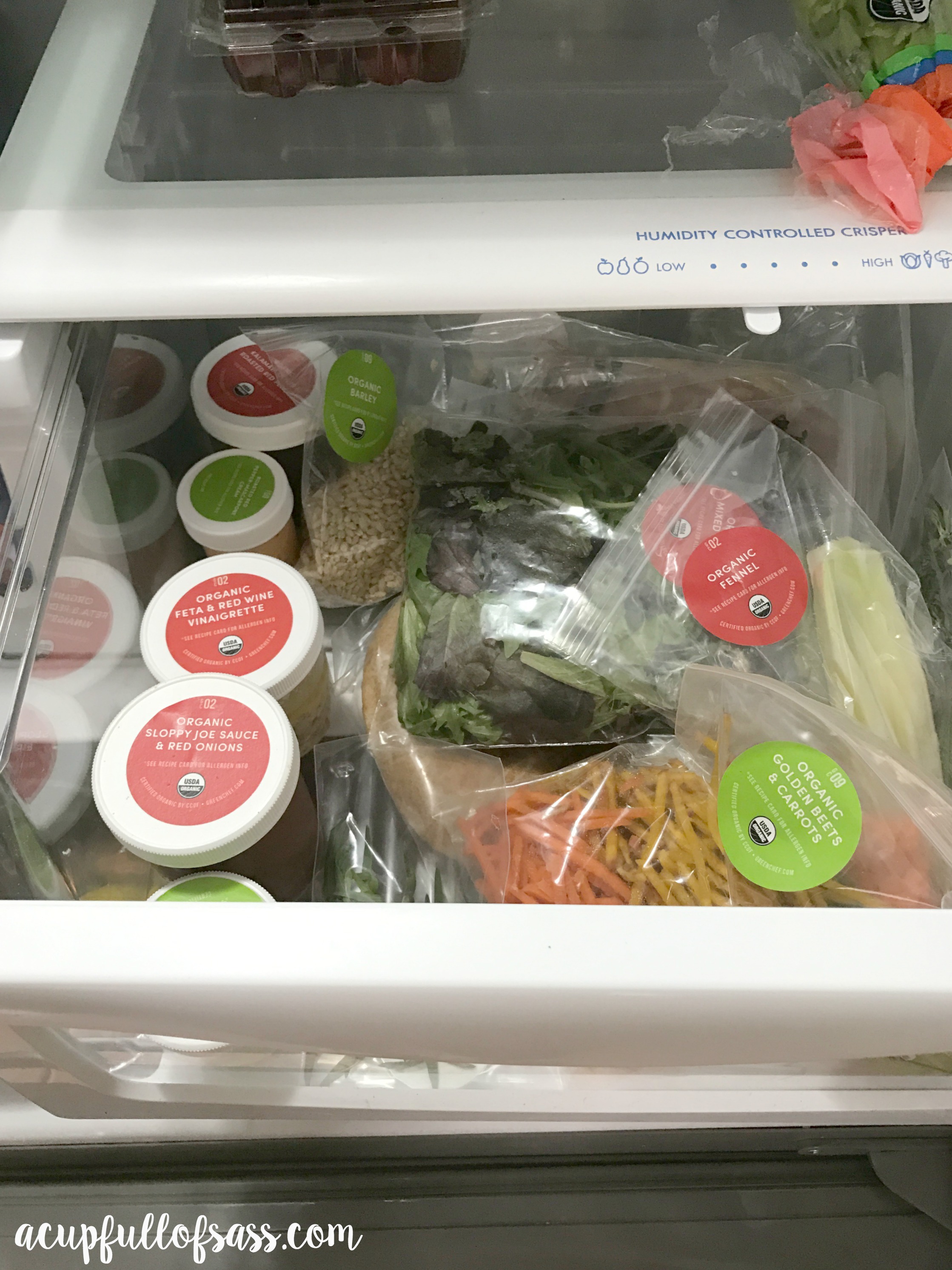 What I eat and how I organize my refrigerator.