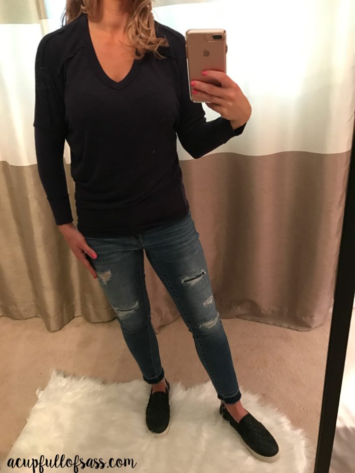 STITCH FIX - LAILA JAYDE LAUTIE DOLMAN KNIT TOP