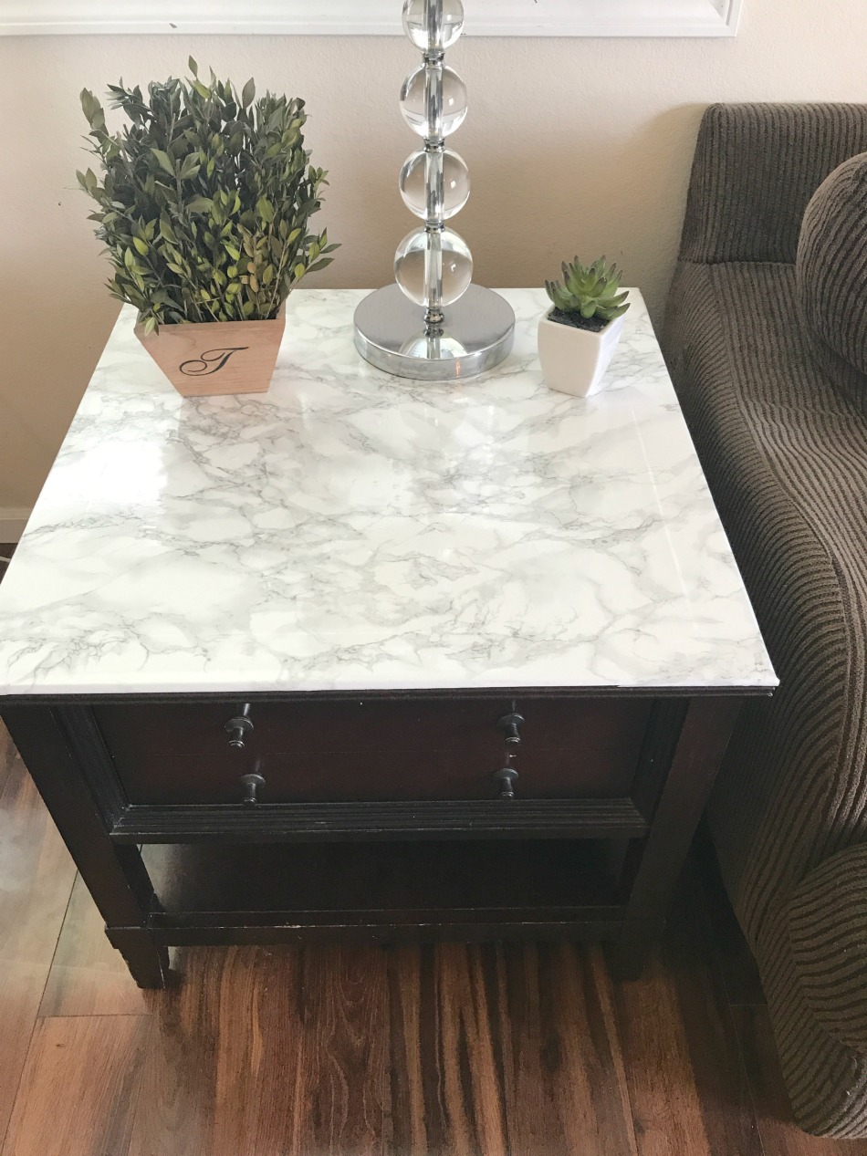 Faux Marble Table