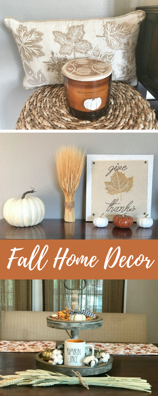 Fall Home Decor Tour. Decorating for fall ideas.