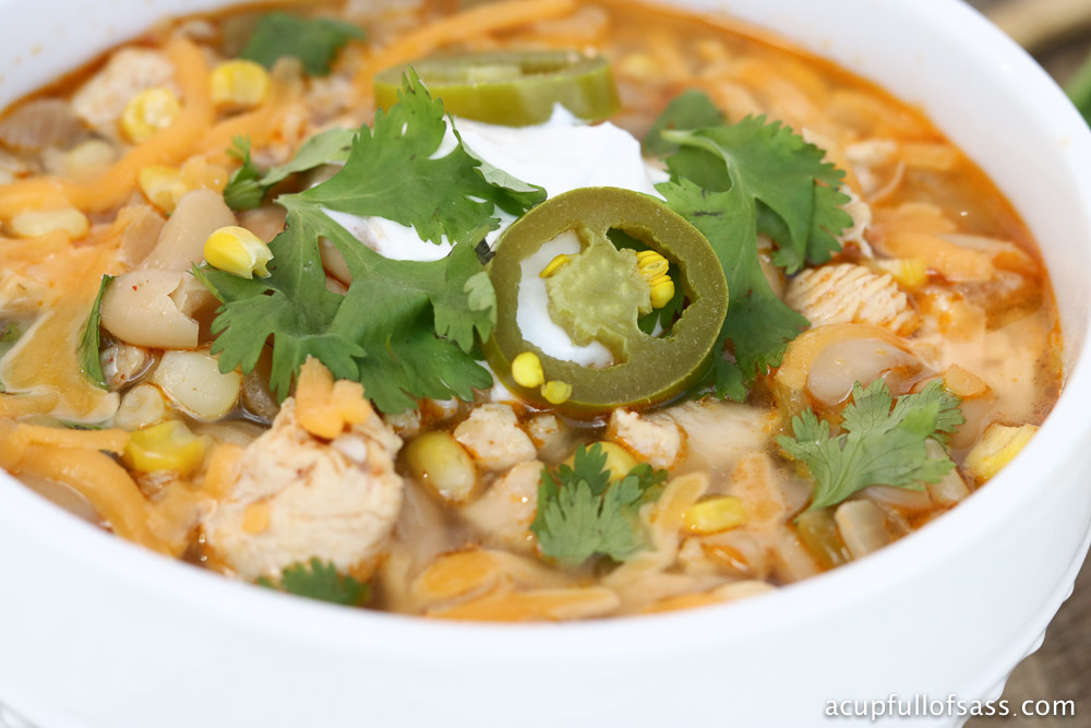 Healthy White Chicken Chili in the Pressure Cooker Healthy White Chicken Chili in the Pressure Cooker