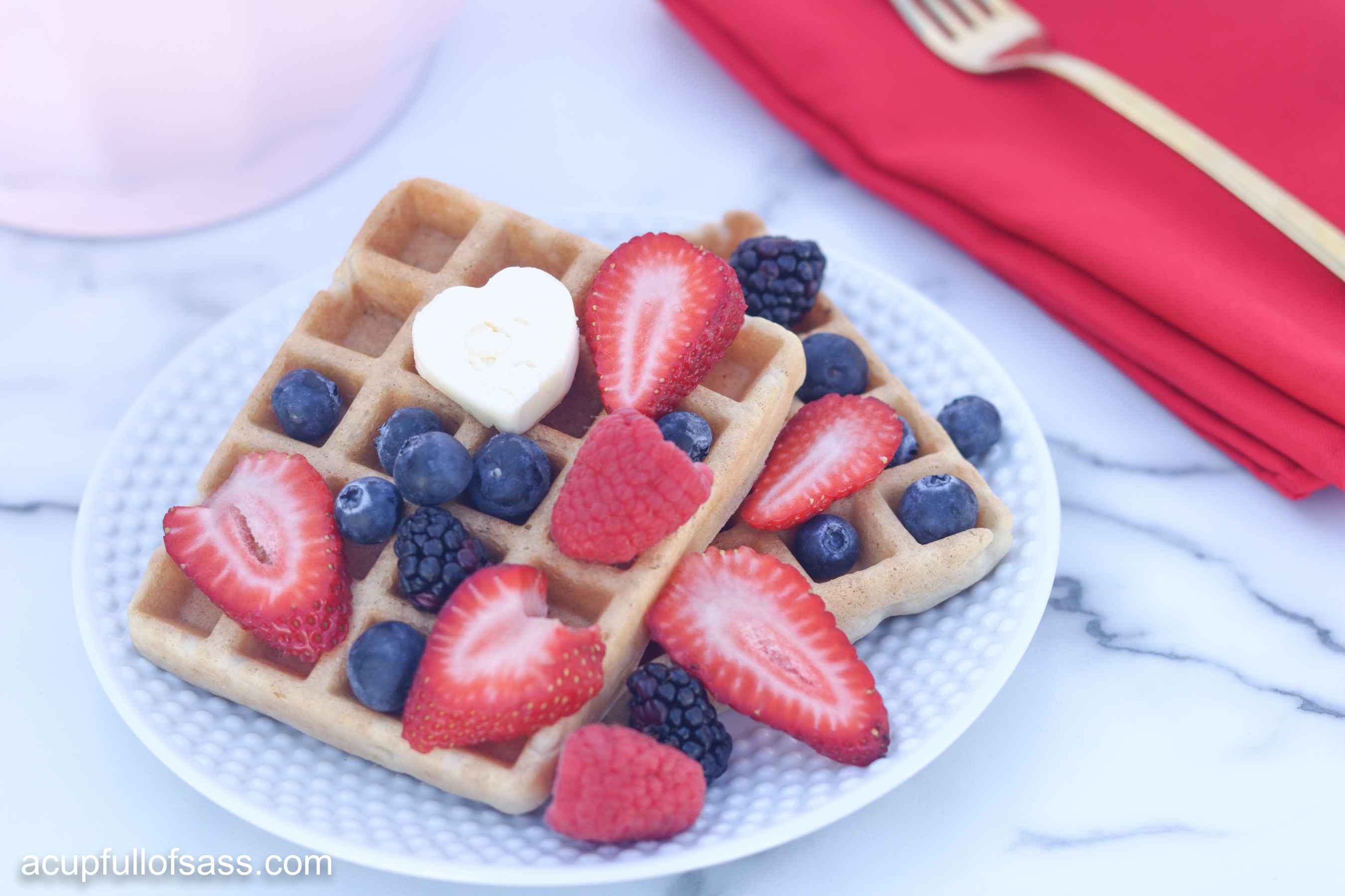 Healthy Waffles - Paleo, Almond Flour, Grain Free