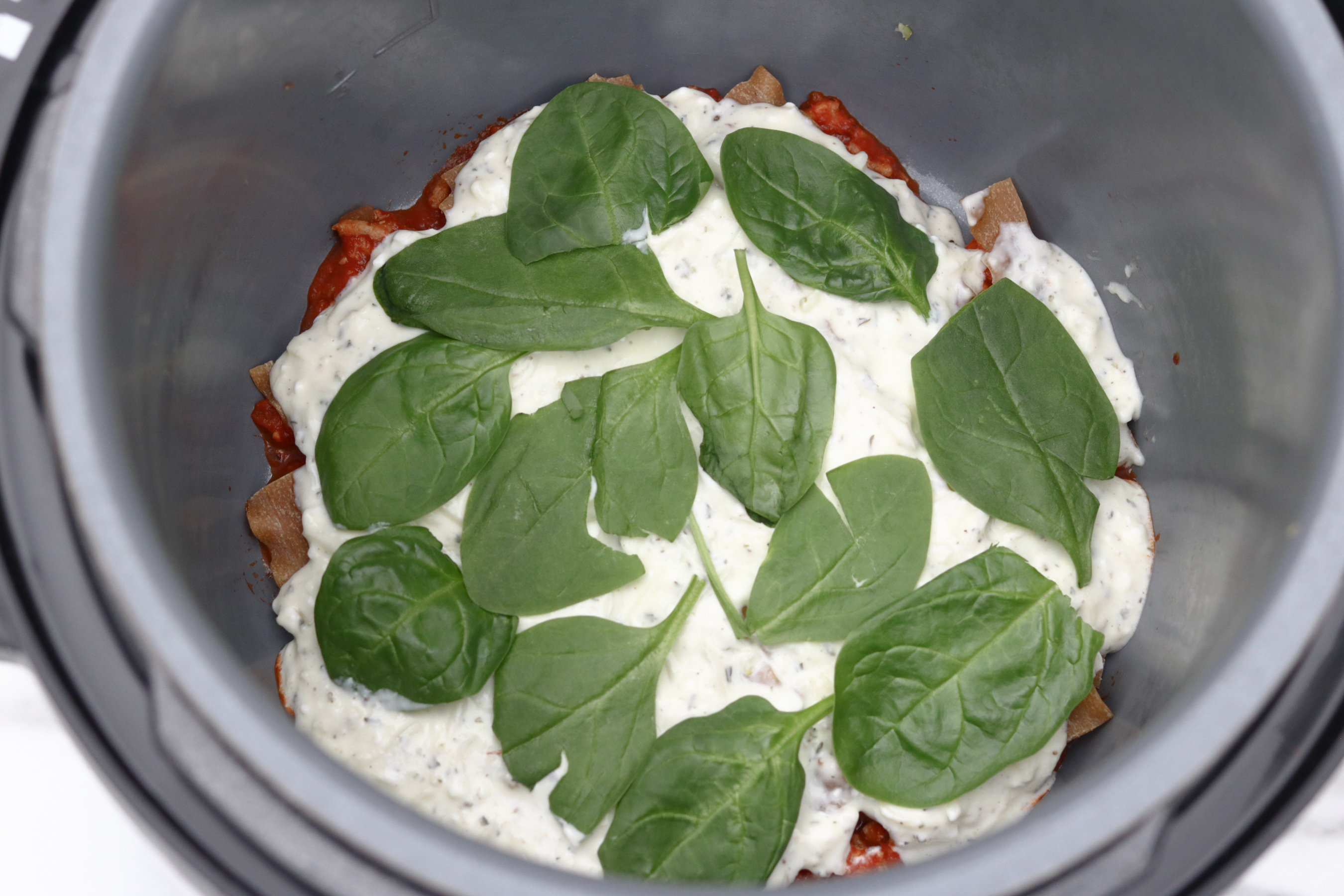 Healthy Lasagna in the Pressure Cooker 