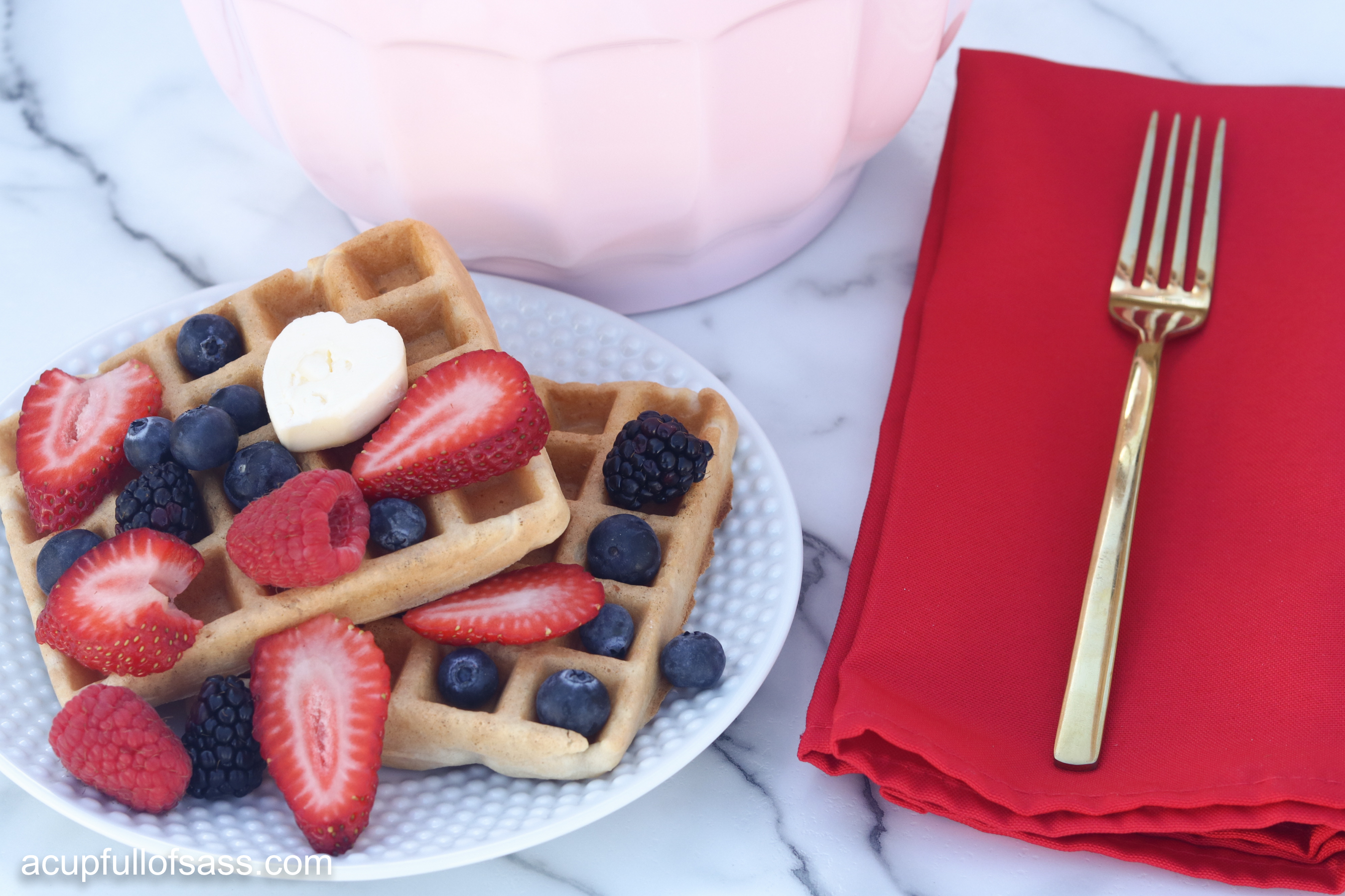 Healthy Waffles - Paleo, Almond Flour, Grain Free