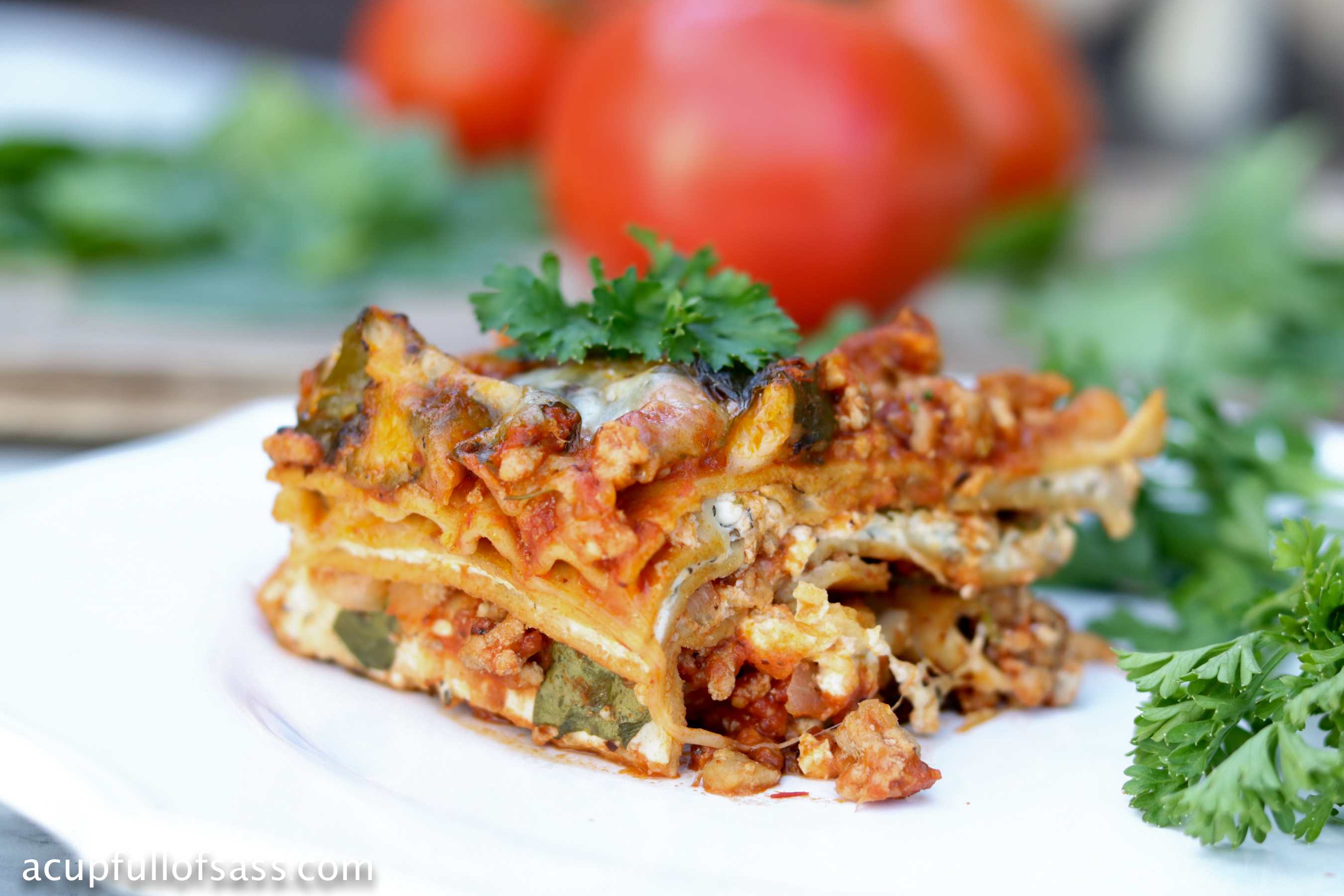 Healthy Lasagna in the Pressure Cooker (Instant Pot)