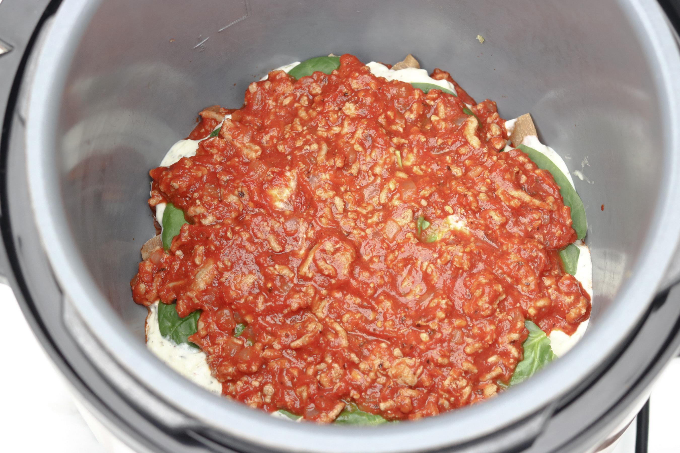 Lasagna in Pressure Cooker