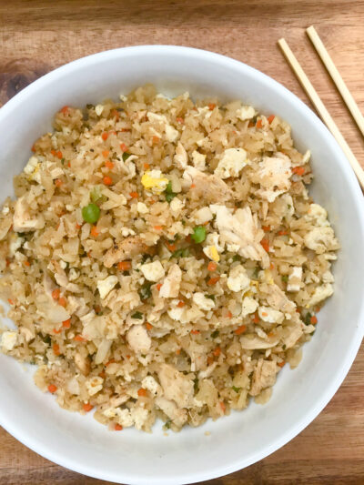 cauliflower chicken fried rice