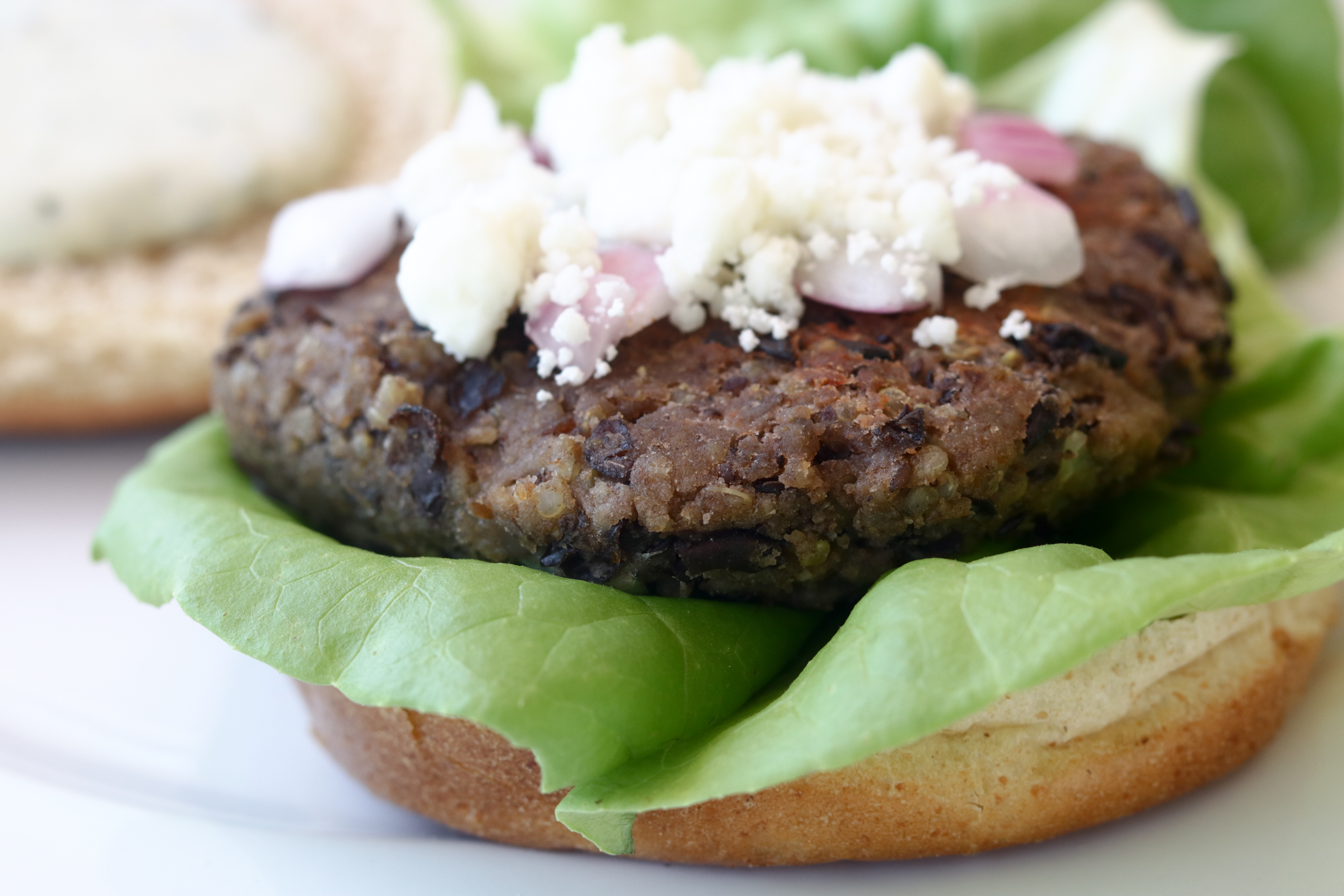 The Best Black Bean Quinoa Burger