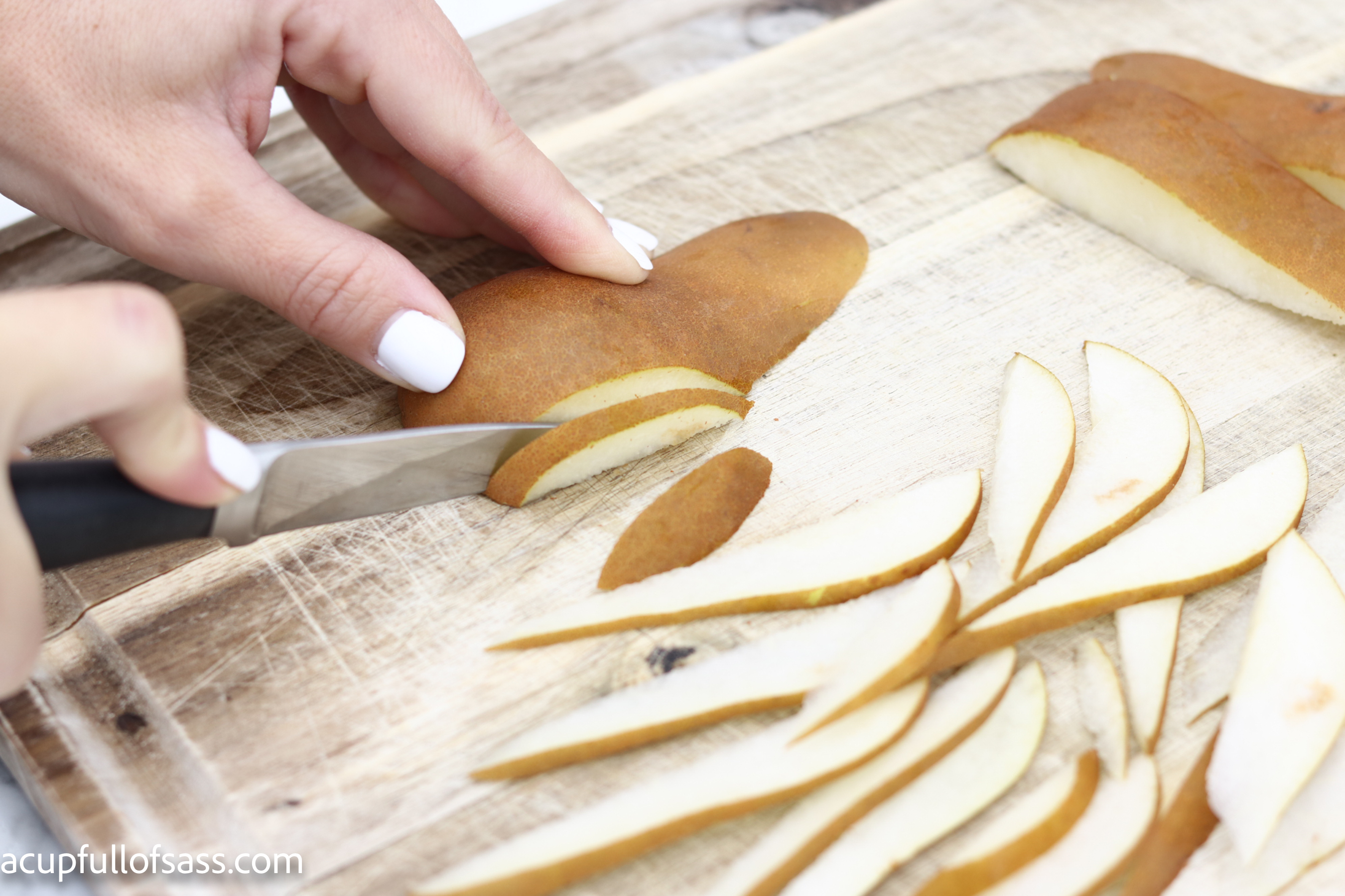 Pear Fig Flatbread. Create a stunning dish for your next dinner party. 
