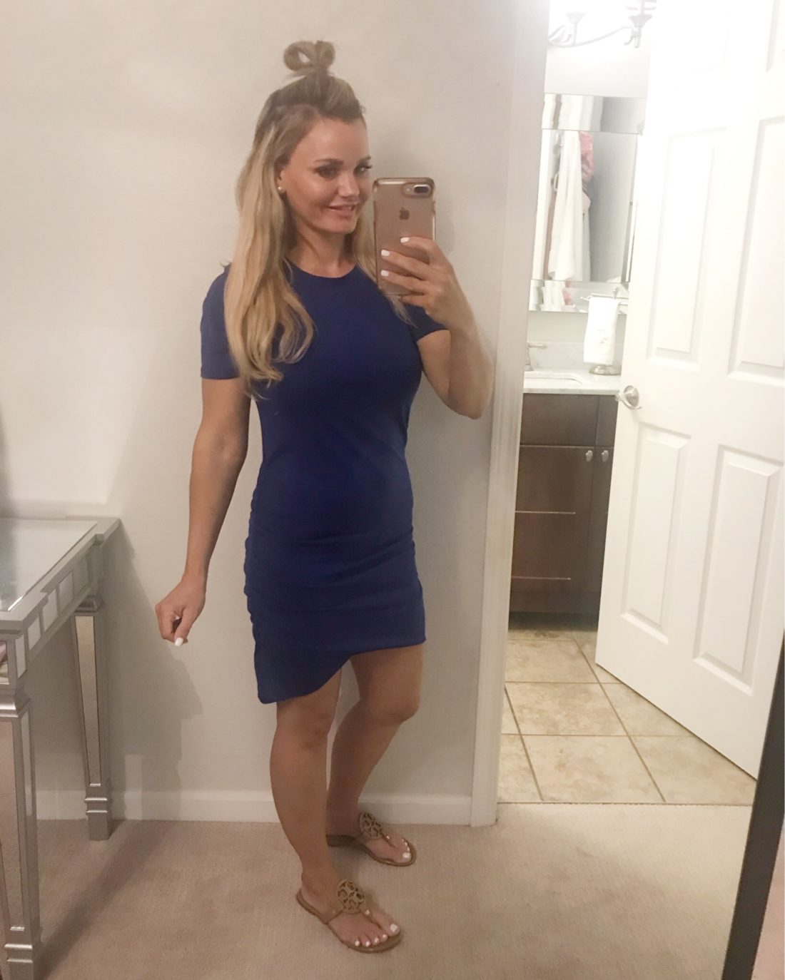 Blue Summer Dress - 4th of July Outfit
