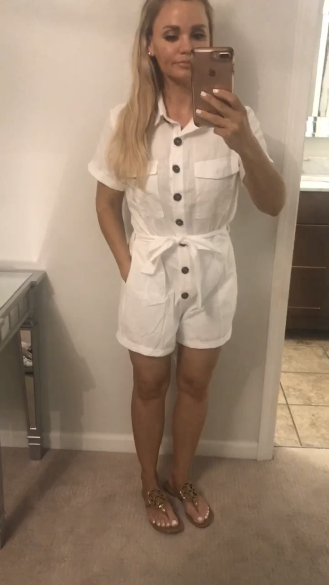 White Romper Summer Outfit