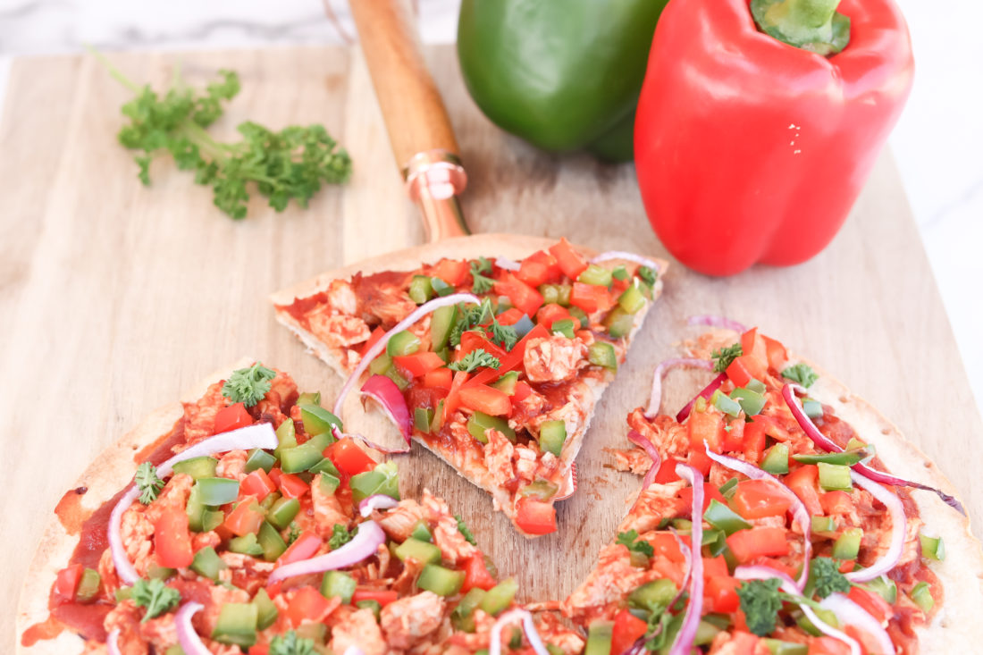 BBQ Chicken Pizza Cauliflower