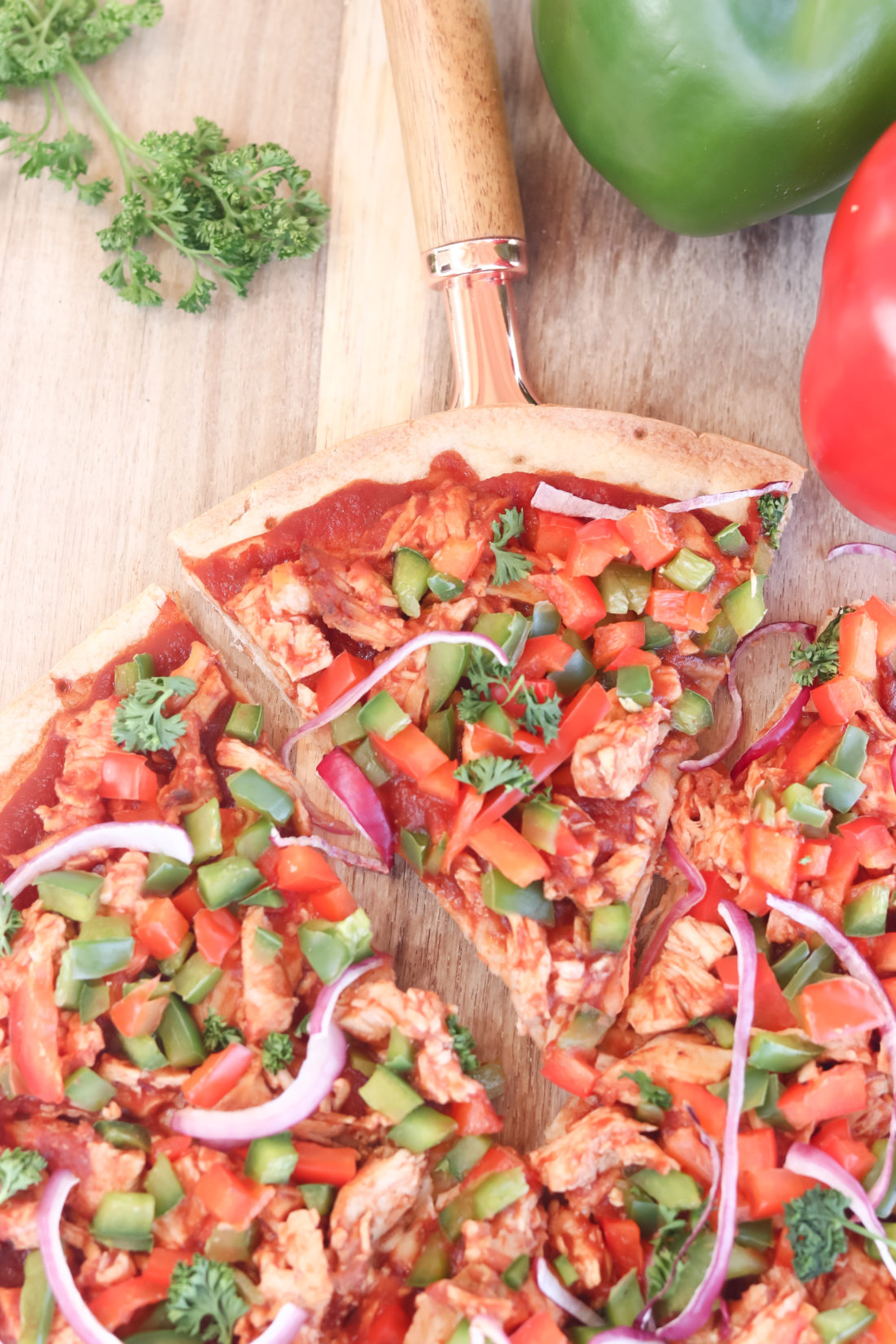 BBQ Chicken Pizza Cauliflower