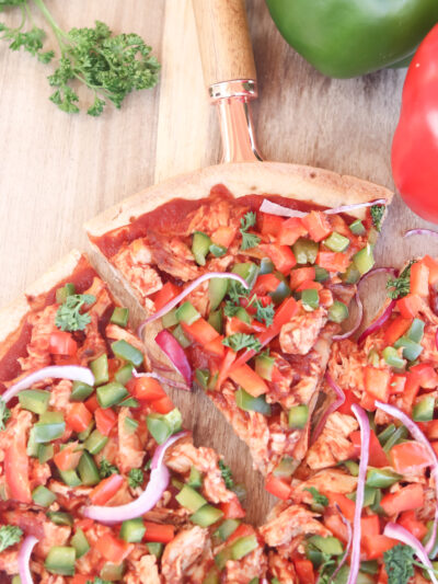 BBQ Chicken Pizza Cauliflower