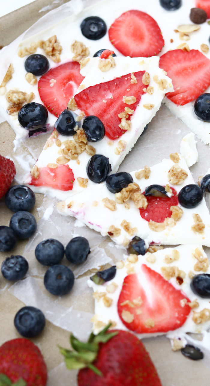 Frozen Yogurt Bark