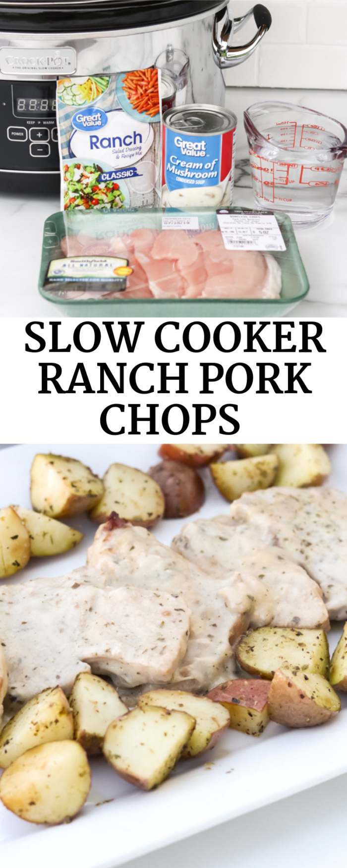 Slow Cooker Ranch Pork Chops.