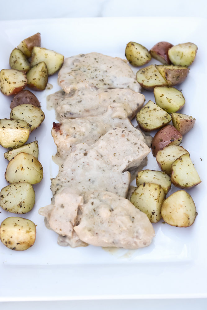 Slow Cooker Ranch Pork Chops. This recipe only calls for 4 ingredients and is perfect for busy weeknights.