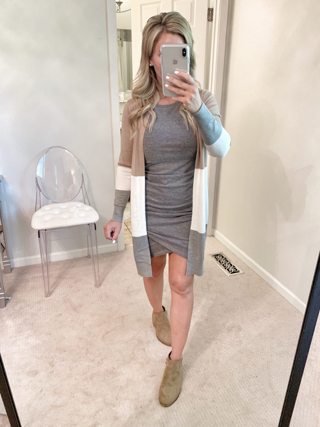 Ruched Dress  - Fall Outfit ideas