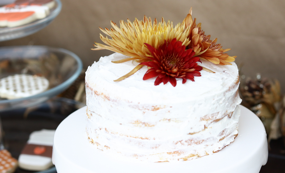 Fall Harvest party cake