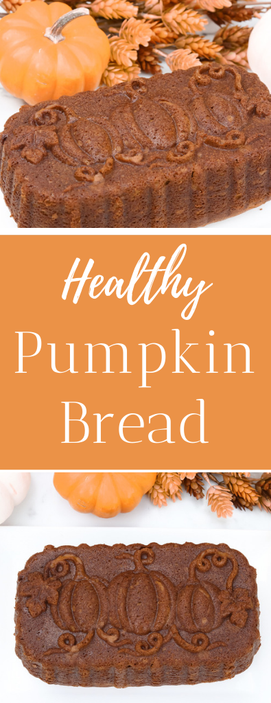 This Healthy Pumpkin Bread recipe is a guilt free treat while still enjoying pumpkin goodies. They are gluten free, dairy free and paleo friendly.