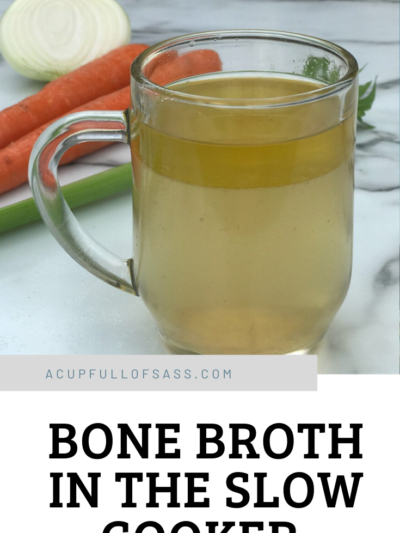 Homemade Bone Broth in the Slow Cooker