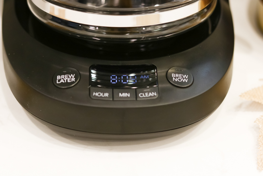 Mr. Coffee® 12 Cup Programmable Coffeemaker with Dishwashable Design.