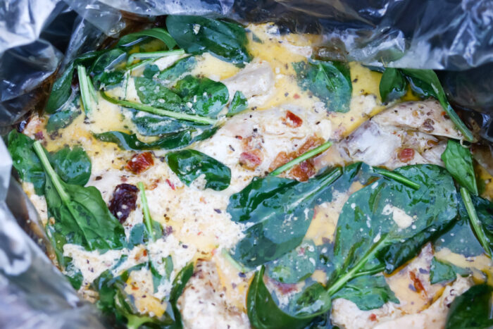 Slow Cooker Tuscan Chicken Pasta