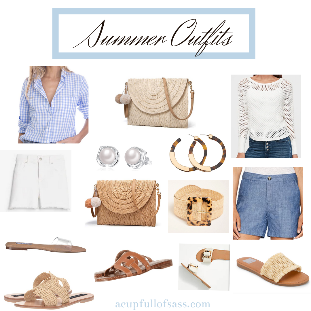 Classic Chic Summer Outfits - A Cup Full of Sass