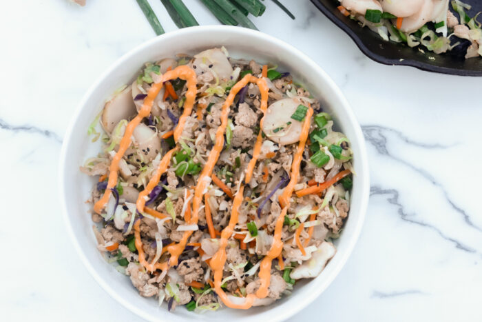 Egg Roll in a bowl low carb recipe