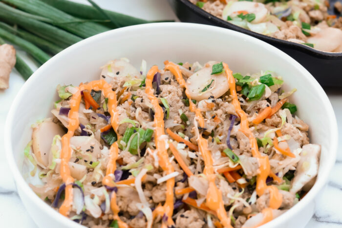 Easy Egg Roll in a bowl