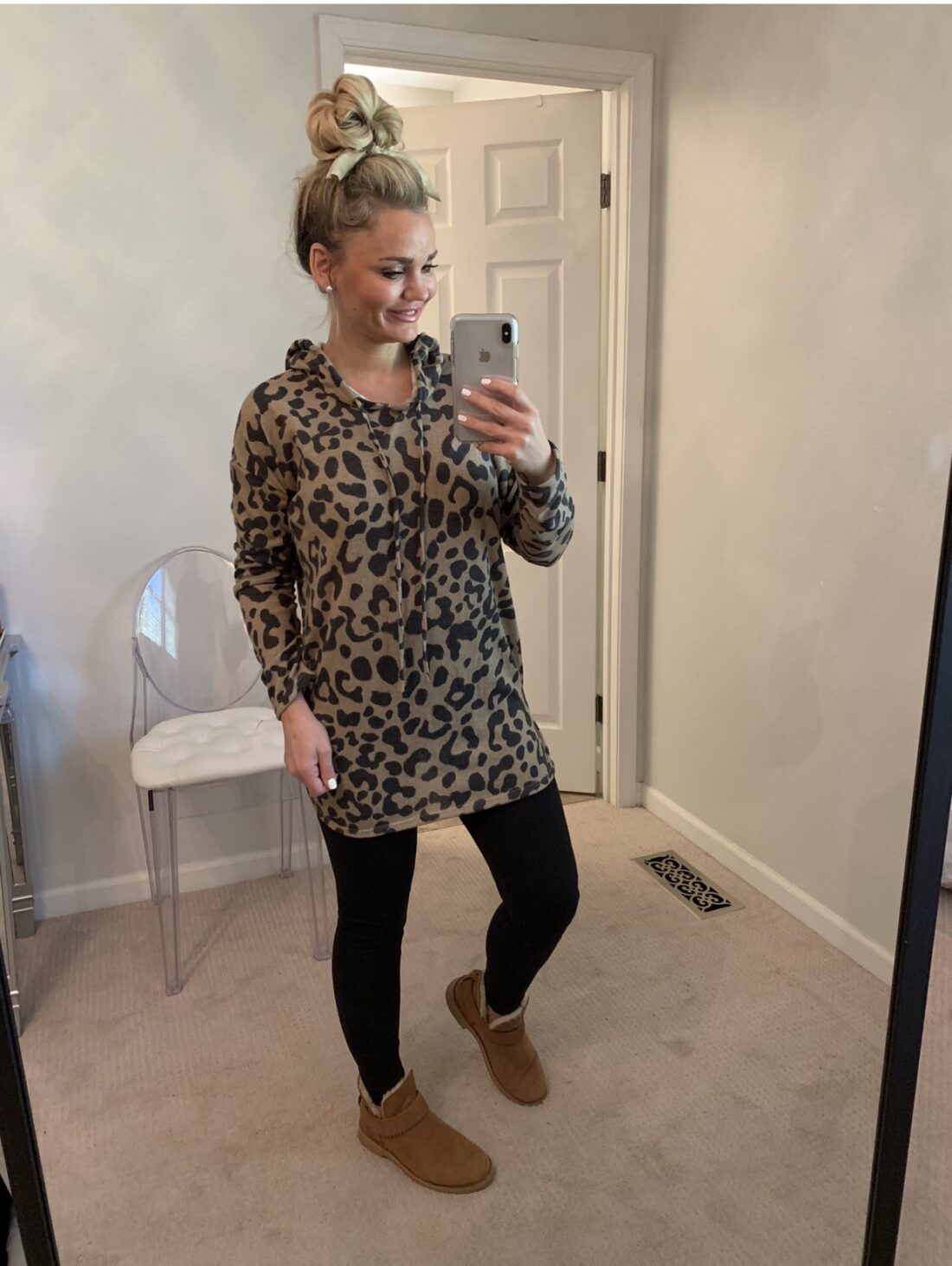 Leopard top for Fall.