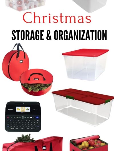 Christmas Storage and Organization ideas