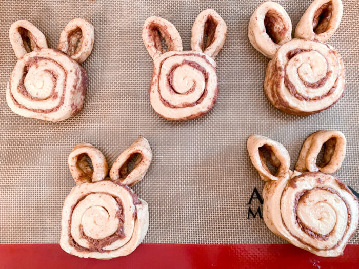 Easy Bunny Cinnamon Rolls recipe.