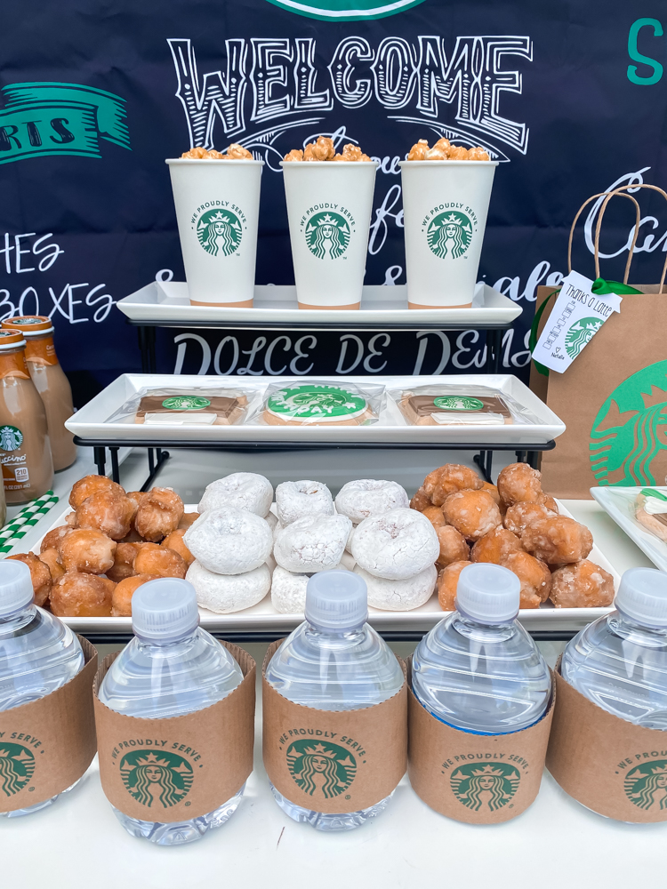 Starbucks Birthday Party ideas and decor for tweens and teens.