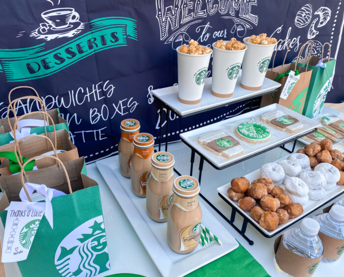 Starbucks Birthday Party ideas for tweens and teens.