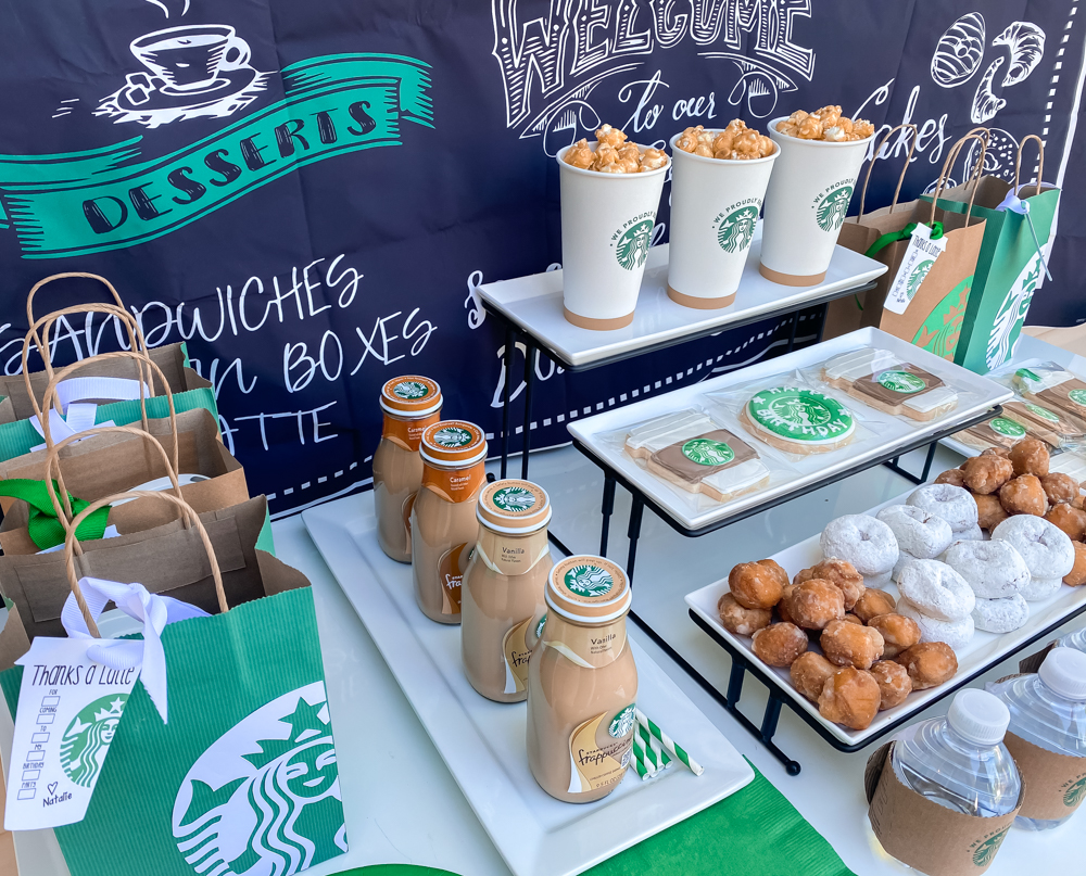 Starbucks tween birthday party Ideas.