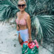 Amazon Swimsuit Pink and leopard print.