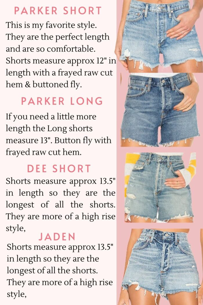 AGOLDE SHORTS STYLES